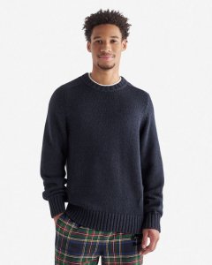 Roots Robson Saddle Crew Sweater - BLACK MIX