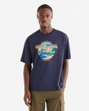 Roots Mens Nature Vistas Relaxed T-Shirt - NAVY BLAZER