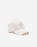 Roots Modern Leaf Baseball Cap - EGRET