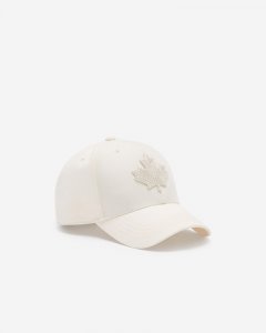 Roots Modern Leaf Baseball Cap - EGRET