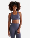 Roots Restore Stretch Sports Bra - DUSTY BLUE