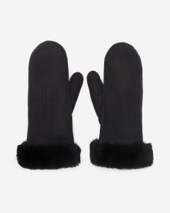 Roots Womens Shearling Mitten - BLACK