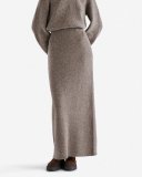 Roots Cormorant Maxi Skirt - GREY TWEED