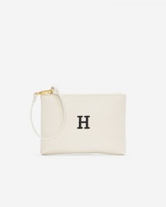 Roots Monogram Wristlet Ivory - H