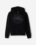 Roots Womens Heritage Beaver Hoodie - BLACK