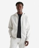Roots Recover Full Zip Hoodie - WHITE MIX