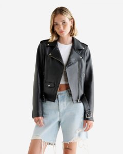 Roots Classic Moto Jacket Navigator - BLACK