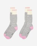 Roots Adult Roots Warm Cabin Pop Sock 2 Pack - LIGHT GREY MIX