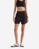 Roots Linen Pleated Walking Short 3.5 Inch - PHANTOM GREY