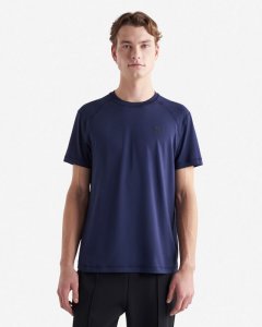 Roots Renew Knit Short Sleeve Top - NAVY BLAZER