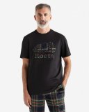 Roots Mens Cooper Plaid T-Shirt - BLACK