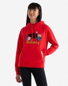 Roots Lunar New Year Kanga Hoodie - RACING RED