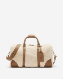 Roots Shearling Small Banff Bag - NATURAL/TAN