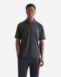 Roots Renew Short Sleeve Polo - BLACK