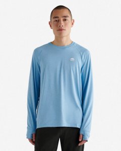 Roots Renew Long Sleeve T-Shirt - BLUE BIRD PEPPER