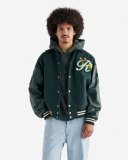 Roots Signature Varsity Jacket - VARSITY GREEN/GREEN
