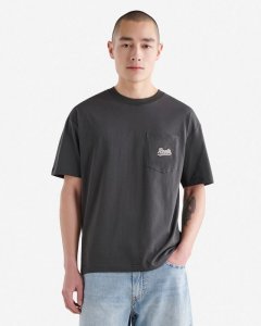 Roots Mens Roots Relaxed Pocket T-Shirt - RAVEN