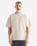 Roots Mens Cloud Jersey T-Shirt - FADED KHAKI