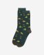 Roots Adult Springfield Print Crew Sock - VARSITY GREEN MIX Roots Adult Springfield Print Crew Sock - VARSITY GREEN MIX