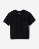 Roots Organic Cooper Short Sleeve Sweatshirt - BLACK