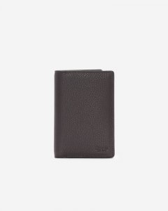 Roots Passport Holder Prince - CHOCOLATE