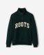 Roots Applique Half Zip Stein - VARSITY GREEN