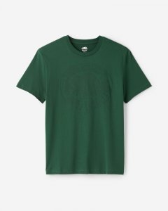 Roots Mens Heritage Beaver T-Shirt - PINE NEEDLE GREEN