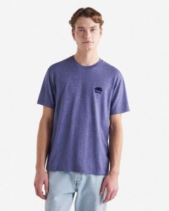 Roots Mens Organic Perfect Pepper T-Shirt - BLUE ECLIPSE PEPPER