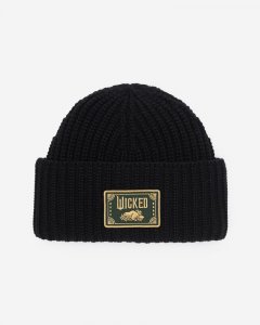 Roots X Wicked Patch Beanie - BLACK