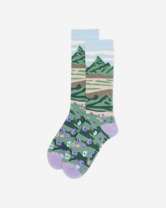 Roots Adult True Nature Boot Sock - PASTEL LILAC MIX