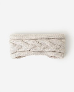 Roots Olivia Cable Headband - OATMEAL MIX