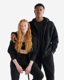 Roots One Zip Hoodie - BLACK