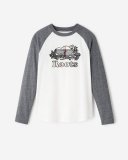 Roots Womens Inglenook Plaid Long Sleeve T-shirt - SALT & PEPPER