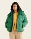 Roots Down Short Puffer Jacket - EDEN GREEN