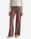 Roots Restore Wide Leg Legging - CINDER BROWN