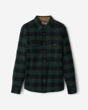 Roots Park Plaid Shirt - VARSITY GREEN
