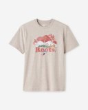 Roots Mens Winter Cooper T-Shirt - OATMEAL MIX