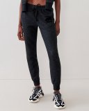 Roots Slim Cuff Sweatpant Short (26 Inch Inseam) - BLACK PEPPER Roots Slim Cuff Sweatpant Short (26 Inch Inseam) - BLACK PEPPER