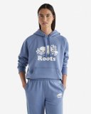 Roots Organic Original Kanga Hoodie - SATIN BLUE