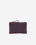 Roots Medium Zip Pouch Cloud - DEEP PURPLE