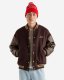 Roots Mathews Vintage Varsity Jacket - CHOCOLATE