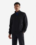 Roots Recover Half Zip Stein - BLACK