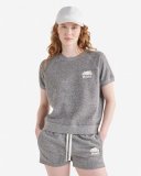 Roots Organic Cooper Short Sleeve Sweatshirt - SALT & PEPPER