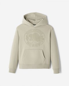Roots Womens Heritage Beaver Hoodie - ABBEY STONE