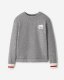 Roots Cabin Fleece Crew - SALT & PEPPER