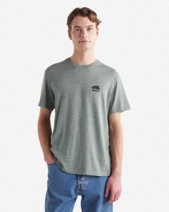 Roots Mens Organic Perfect Pepper T-Shirt - WREATH GREEN PEPPER