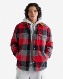 Roots Park Sherpa Lined Jacket - CABIN RED