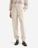 Roots Cabin Fleece Sweatpant - BIRCH WHITE