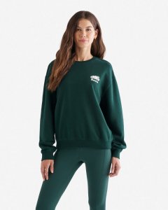 Roots Organic Cooper Relaxed Crew - VARSITY GREEN