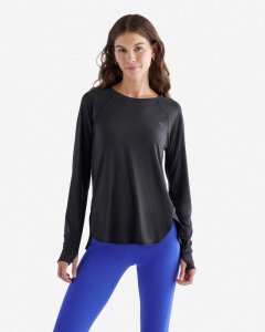 Roots Renew Long Sleeve Top - BLACK